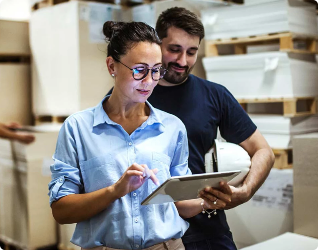 MRO demand planning and forecasting team analyzing customer demand and inventory planning