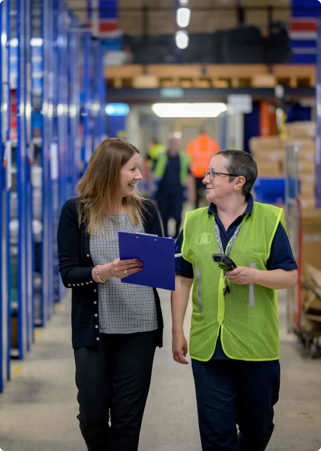 MRO inventory management services team handling warehouse stock control and inventory reporting