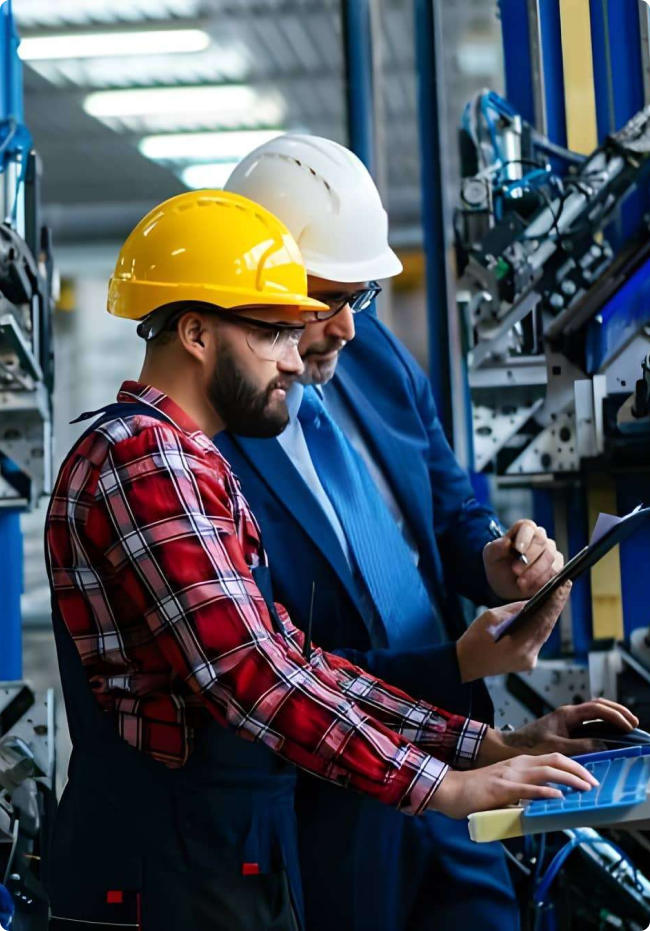 MRO procurement support services with professionals managing suppliers and purchase orders