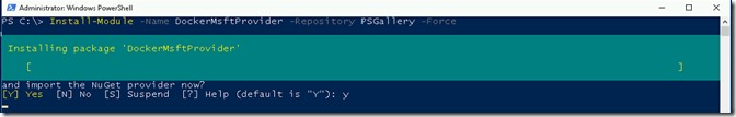NuGet provider