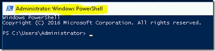 PowerShell icon to run as administrator