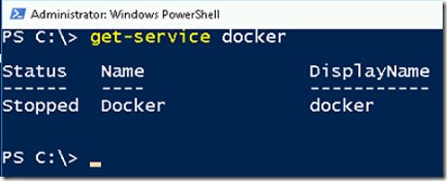 get-service docker